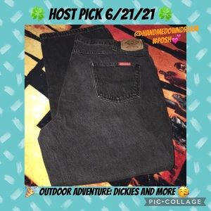 Dickies black jeans 42x30 straight fit 💕